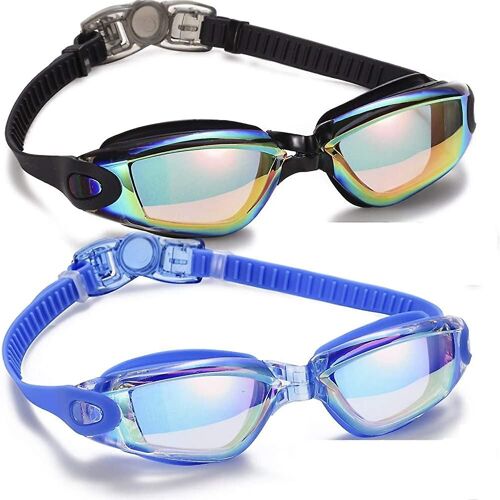 Lunettes De Natation, 2 Trousses De Natation Pour Hommes Adultes Femmes Jeunes Enfants Enfant, Non