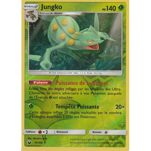 Carte Pokemon - Jungko - 10/168 - Holo-Reverse - Tempete Celeste -