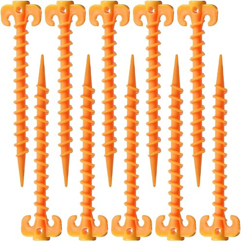 Ground Nails Quality Pp Plastic Tent Pegs, Rope Peg Nail Pour Tente Extérieure