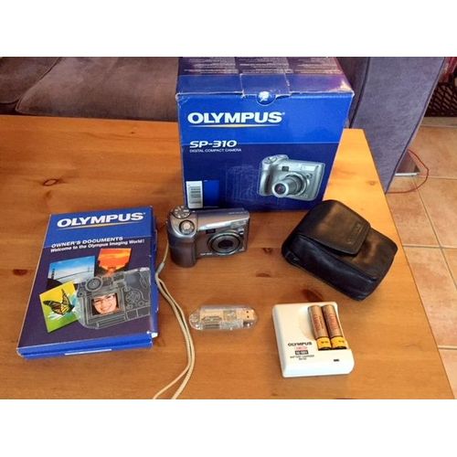 Appareil photo Compact Olympus SP-310  Appareil photo numérique - compact - 7.1 MP - 3x zoom optique