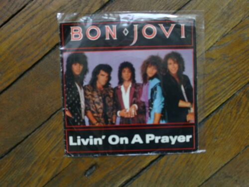 Livin On A Prayer / Wild In The Streets 45t Portugal Rare