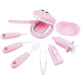 Jeu De Rôle Set Doctor Toy, Enfant Check Teeth Model Toy, Doctor Toy (Rose)