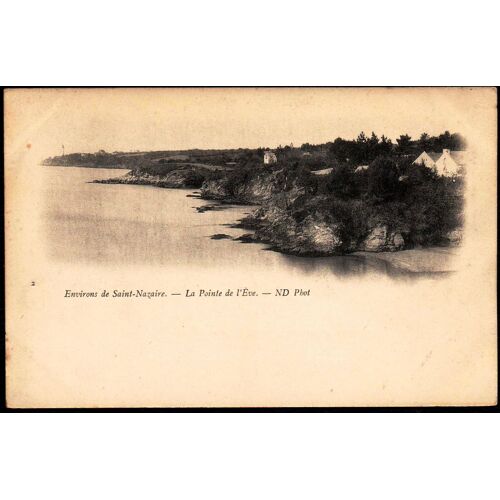 Carte Postale Ancienne, France, Loire Atlantique ( 44 ), Environs De Saint Nazaire, La Pointe De L'ève