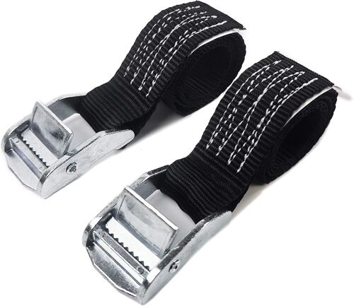 Sangles d'arrimage de 1500 lb, paquet de 2, sangles à cliquet robustes