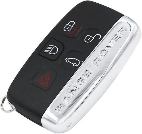 Coquille De Clé De Voiture À 5 Boutons Pour Land Rover Range Rover Sport Lr4 Evoque (Côté Avec Des Mots)