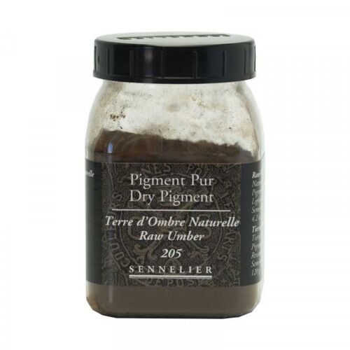 Pigment En Poudre - Sennelier - Terre D'ombre Naturelle - Pot De 200 Ml