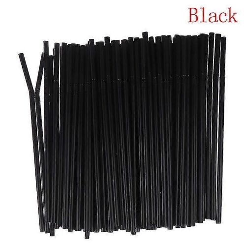 8,27 pouces Coffee & Cocktail Stirrers/Straws Jetable Plastic Sip Stir Sticks (1000, noir)