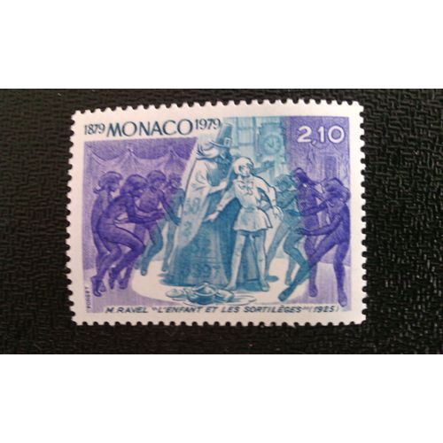 Timbre Monaco Yt 1179 'l'enfant Et Les Sortilèges' De Maurice Ravel 1979