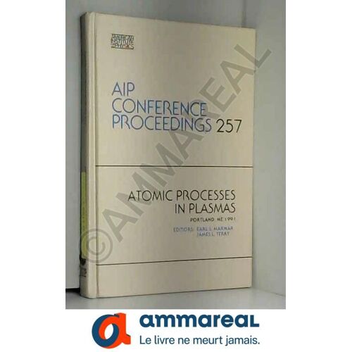Atomic Processes In Plasmas