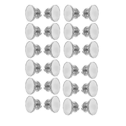12 paires d¿aimants de rideau Fermeture, aimants de rideau de douche Épingles Attaches de rideau Bouton de retenue compatible avec-B15