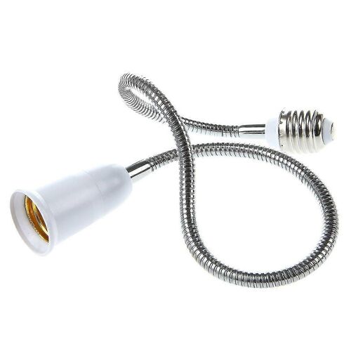 E27 À E27 Ampoule Flexible Adaptateur D'extension Convertisseur (Blanc, 60cm)-B13