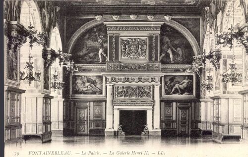 Carte Postale Du Palais De Fontainebleau (Seine Et Marne) Galerie Henri Ii (Réf.79)