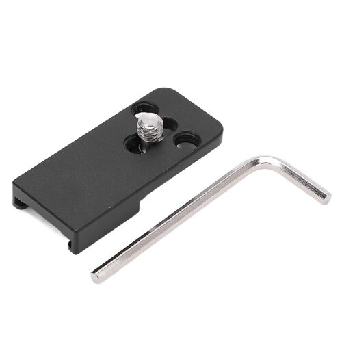 Base d'adaptateur de montage de griffe froide en alliage avec vis de 1/4 po compatible avec les pièces d'extension de cage d'appareil photo numérique