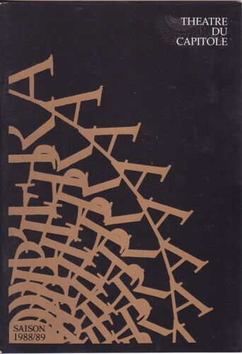 Programme Théatre Du Capitole, Toulouse La Fille Du Régiment De Gaëtano Donizetti 1989