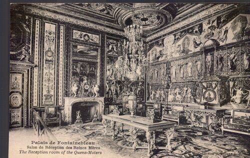 Carte Postale Du Palais De Fontainebleau (Seine Et Marne) Salon De Réception Des Reines-Mères