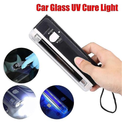Verre D'auto Uv Cure Led Lumière Fenêtre De Voiture Résine Durci Ultraviolet Uv Lampe Éclairage Pare-Brise Réparation Billette Outils-B16