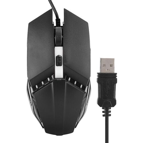 Souris filaire Souris de jeu optique lumineuse colorée 4D Pièces d'ordinateur ergonomiques-YM
