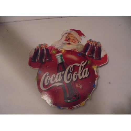 Mobile Coca-Cola, Double Face, À Suspendre, Carton Épais, Haut 50 Cm