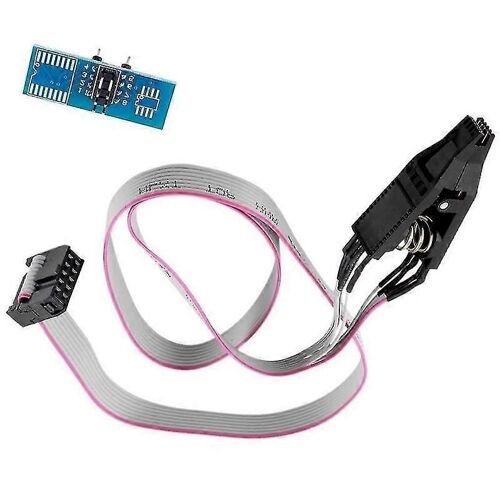 Soic8 Sop8 Puce Flash Ic Clips De Test Adaptateur De Prise Programmeur Bios/24/25/93