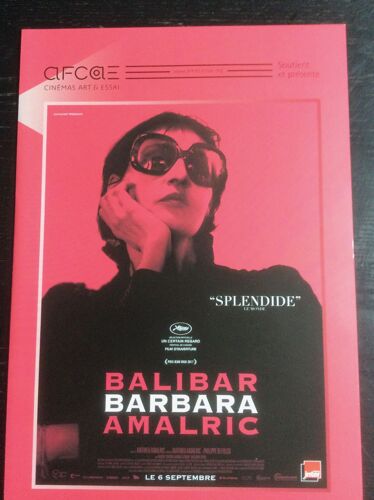 Plaquette 4 Pages : Barbara (Amalric-Balibar)