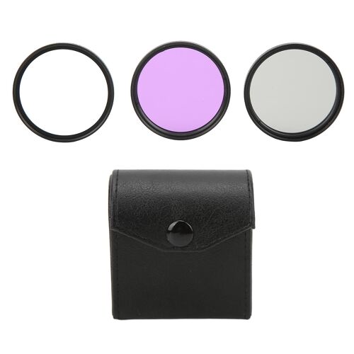 Kit de filtres d'objectif multicouche 3pcs / set Ensemble de filtres d'objectif UV CPL FLD Ensemble de filtres d'objectif compatible avec les accessoires d'appareil photo numérique52mm (1485)