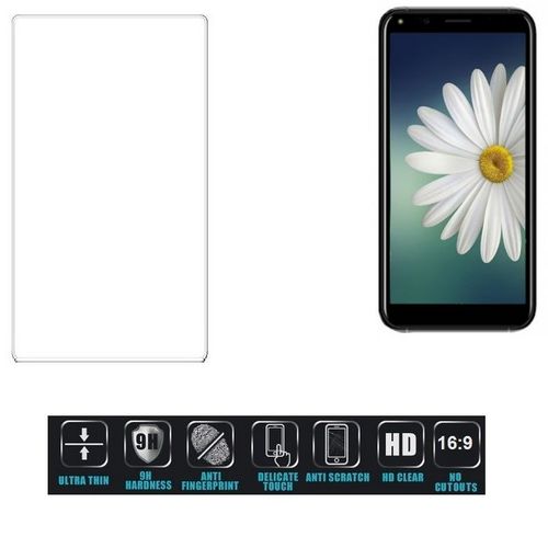 Pour Doogee X53 Film Protection En Verre Trempé Écran Protecteur Ultra Résistant Dureté 9h Glass Screen Protector Anti Rayures Transparent Format: 16:9 Pour Doogee X53 Ne Recouvre Pas Les Parties