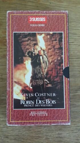 Vhs Robin Des Bois Prince Des Voleurs Avec Kevin Costner - Vhs Offert Par 3 Suisses