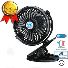 INN® Mini Ventilateur Usb Portable Rechargeable 3 modes Rotation de 720° Pour Bébe-Enfant en été Chaude pour Maison Bureau Voiture