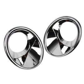 Couvercle De Phare Antibrouillard Pour Suzuki Vitara, 2 Pièces, Cadre De Garniture De Phare Avant De Voiture, Moulage, Accessoires D'éclairage De Voiture, Chrome Argent, 2016, 2017, 2018