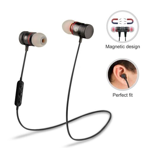 Supology Aimant Sport In-Ear Bluetooth écouteur écouteur Mains Libres Stéréo Casque Sans Fil écouteurs avec Micro pour Iphone 7
