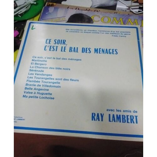 Ce Soir C Est Le Bal Des Ménages Ray Lambert
