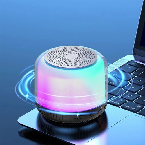 Petit haut-parleur Bluetooth Mini haut-parleur sans fil portable Portée Bluetooth de 49 pieds Support amélioré Insérer une carte Haut-parleur Bluetooth pour voyager Randonnée Voiture Gi