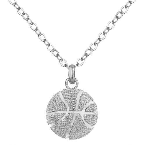 Ladies Fashion Basketball Pendentif Diamant Collier Accessoires