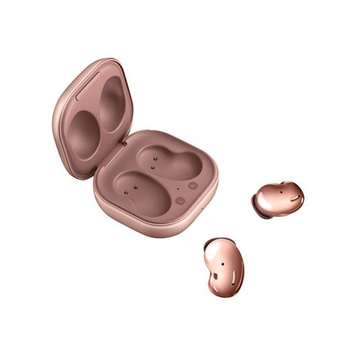 Samsung Galaxy Buds Live Mystic Bronze - Écouteurs intra-auriculaires Bluetooth avec suppresseur de bruit actif - rose