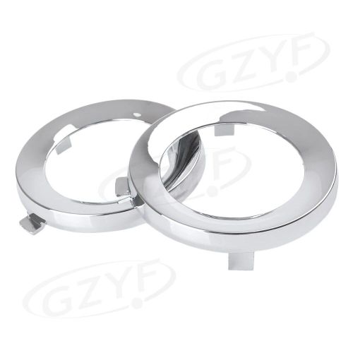 Couvercle De Phare Antibrouillard Pour Subaru Forester 2009 2010 2011 2012, 2 Pièces, Anneau De Garniture Chromé 57731sc000