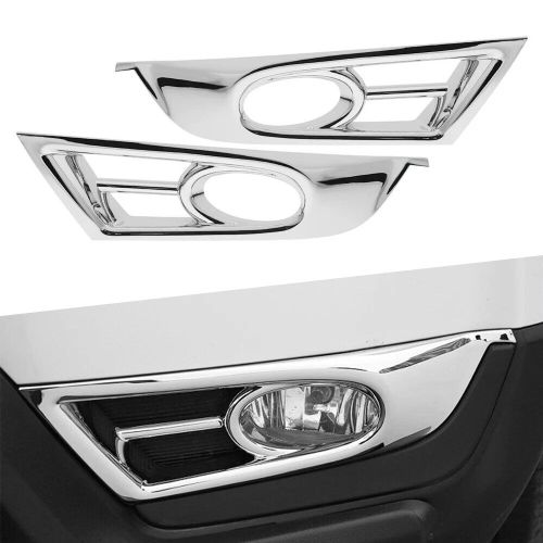 Couvercle De Phare Antibrouillard Avant Pour Honda Crv Cr-V 2017 2018, 2 Pièces, Garniture Abs Chromé