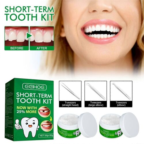 Secrets De Beauté Colle À Ongles Incroyable Temporaire Manque Tooth Kit Remplacement Temp 25% Plus Que Les Autres Incroyable Kit Temporaire De Remplacement Des Dents Temp Repair 