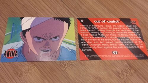 Carte De Collection Akira 1994 Trading Card Cornerstone N°31