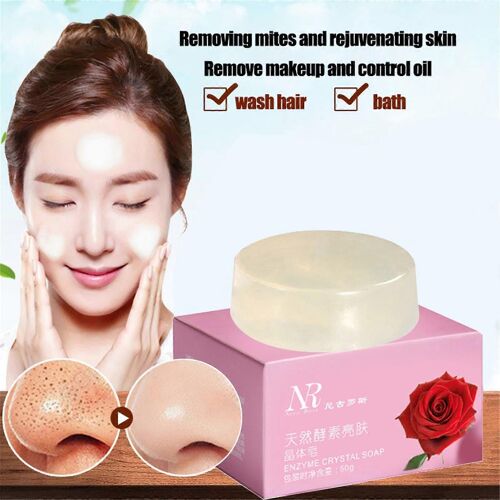 Secrets De Beauté Colle À Ongles Savon Manuel Nettoyage Savon Fait Main Savon Nettoyant Contrôle D'huile 50g