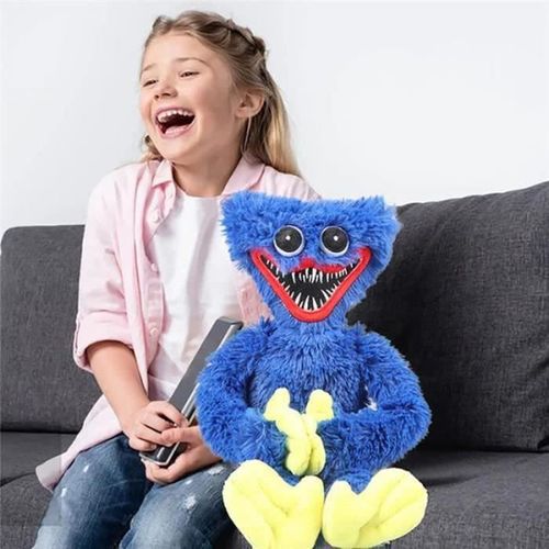 Poppy Playtime Huggy Wuggy en Peluche Monstre Jouet Cartoon Poupée 40cm Jeu d'horreur Poupée 40cm-Bleu148