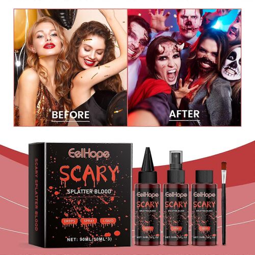 Savon Pour Les Mains Liquide Faux Kit De Maquillage Effets Spéciaux Faux Réaliste Facile À Laver Plasma Trick Faux 90ml