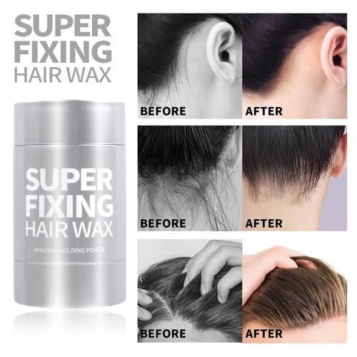 Femmes Cheveux Cire Bâton Cassé Cheveux Finition Cire Cheveux Pommade Bâton Antistatique Coiffure Gel Cheveux Façonnant Crème Styling Outil Pour Perruques Lisses Fly Aways Fr
