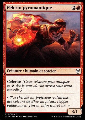 Pélerin Pyromantique - Mtg - Deck Arpenteur Dominaria - C -