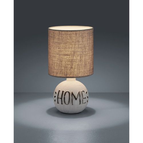 Reality Esna Lampe De Table Esna Modern Home Avec Abat-Jour Rond Gris