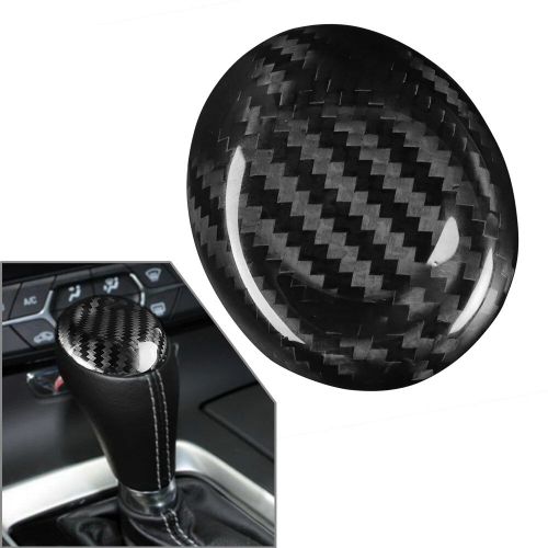 Couvercle De Tête De Pommeau De Levier De Vitesse De Voiture En Fibre De Carbone, Garniture Décorative Pour Chevrolet Corvette C7, 2014, 2015, 2016, 2017, 2018, 2019