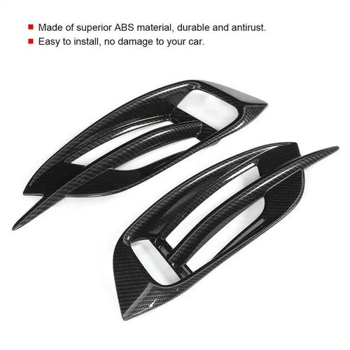 Couverture De Phare Antibrouillard Arrière En Fiber De Carbone, 2 Pièces, Garniture En Chrome, Pour Honda Civic 10th 2016 ? 2019