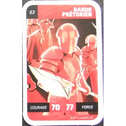 Carte Solo Star Wars 63 Garde Prétorien (2018)