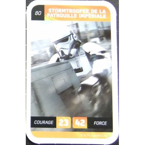Carte Solo Star Wars 80 Stormtrooper De La Patrouille Impériale (2018)