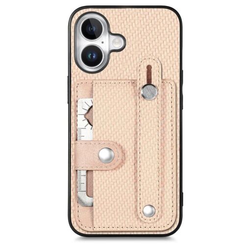 Coque Pour Iphone 17, Étui Avec Bracelet, Support, Porte-Cartes Et Outil Couteau - Kaki