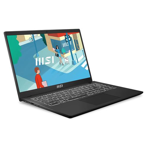 MSI Modern 15 B13M-258FR - 15.6" Core i5 I5-1335U 16 Go RAM 512 Go SSD Noir
